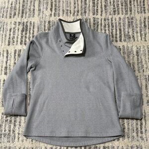 White Sierra Women's Gray Cowl Neck Sweater-Medium